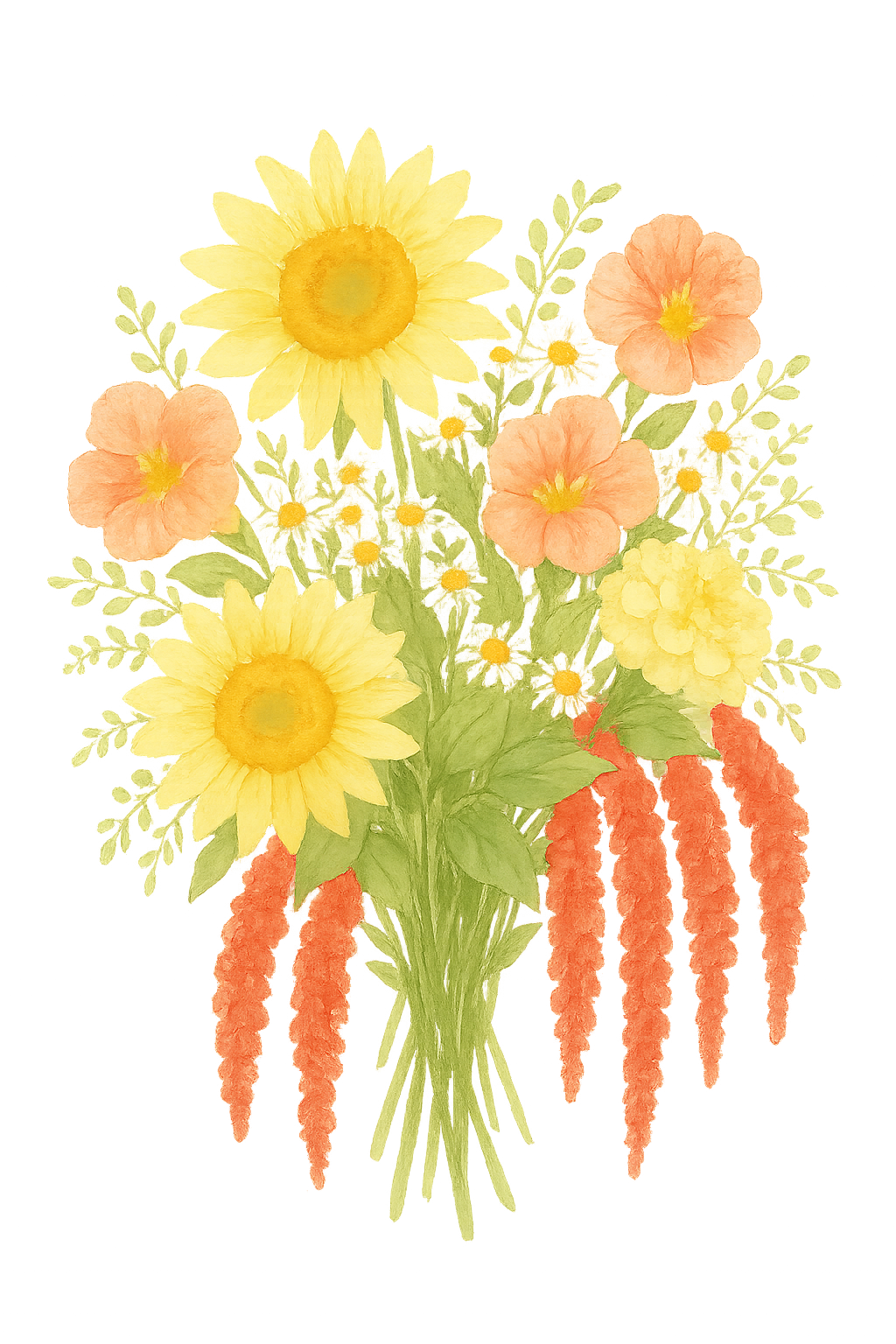 Golden Glow Bouquet Kit