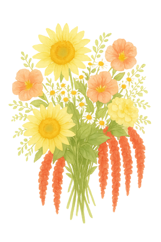 Golden Glow Bouquet Kit